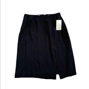 NWT DANA B & KAREN Black Vintage Flair Skirt Size 6